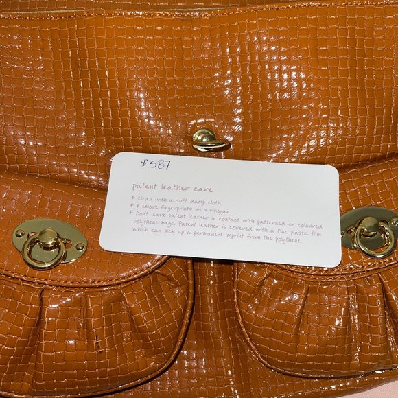 GOLDEN BLEU (NEW!) leather bag - Picture 11 of 13